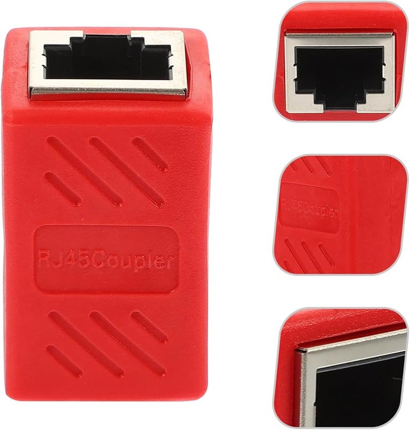 Gatuida 2 Pack Female to Female Ethernet Coupler Extender for Router Computer Easy Install - Image 4